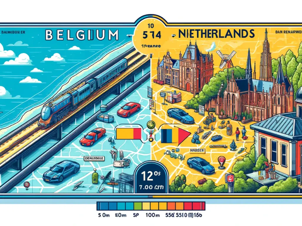 Belçika ile Hollanda Arası Kaç Km