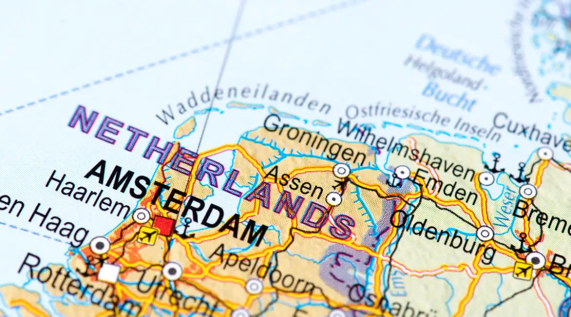 Hollanda Haritası Şehirler